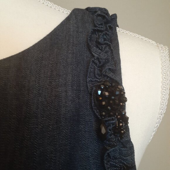 'S Max Mara Denim Shift Dress - Picture 5 of 12